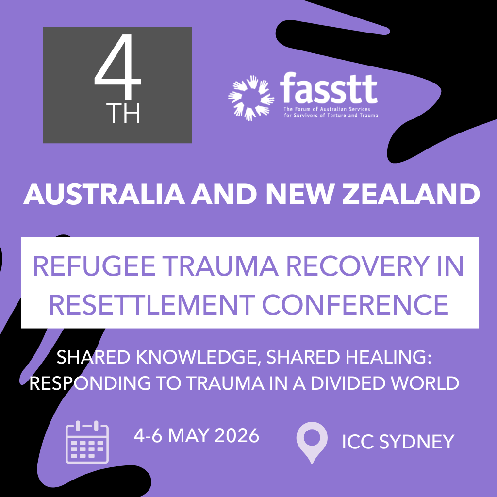 4th Australia and New Zealand Refugee Trauma Recovery in Resettlement Conference